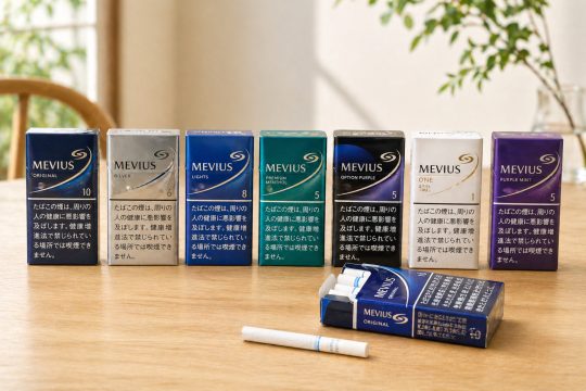 메비우스 추천 라인업을 처음 비교하는 일본 담배 제품 이미지